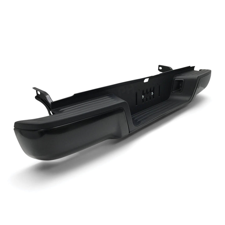 Rear Step Bumper Black With Brackets No Sensor fits Ford Ranger PX Ute 2011 - 2022