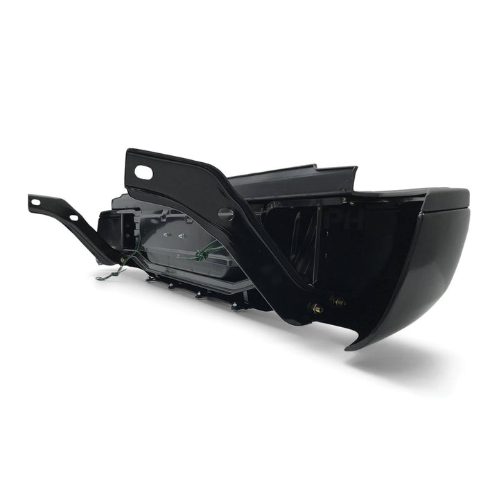 Rear Step Bumper Black With Brackets No Sensor fits Ford Ranger PX Ute 2011 - 2022