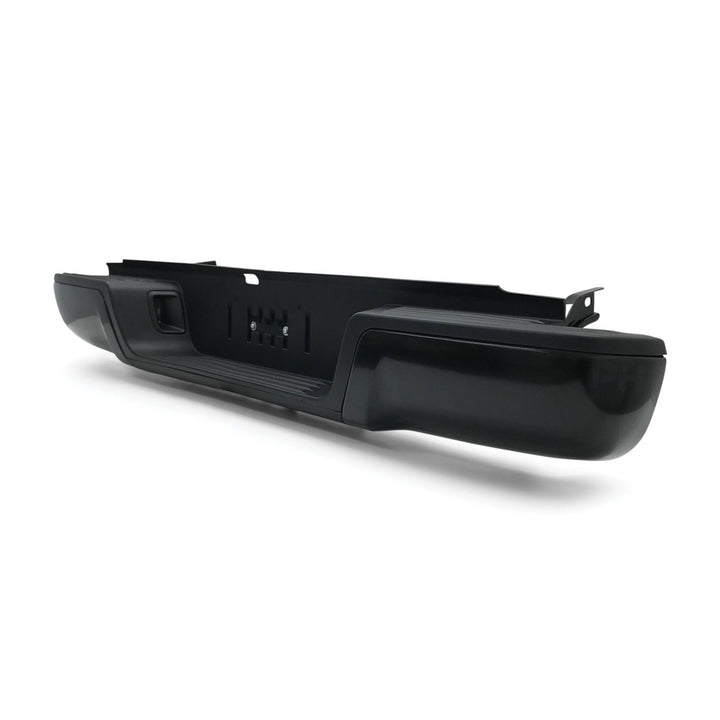 Rear Step Bumper Black With Brackets No Sensor fits Ford Ranger PX Ute 2011 - 2022