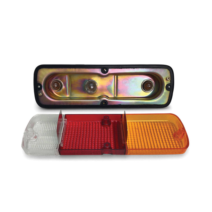 Tail Lights PAIR 4Pin Rect Plug Fits Toyota Landcruiser 40 series FJ45 HJ45