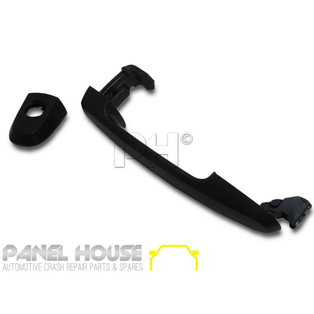 Outer Door Handles PAIR Front Black Fits Toyota Camry 2002 - 2006