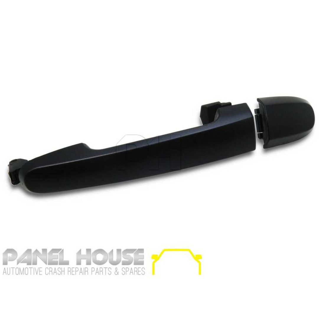 Outer Door Handles PAIR Front Black Fits Toyota Camry 2002 - 2006