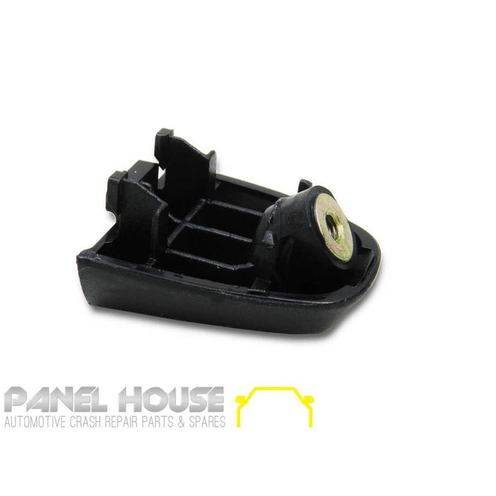 Outer Door Handles PAIR Front Black Fits Toyota Hilux N70 2005 - 2015