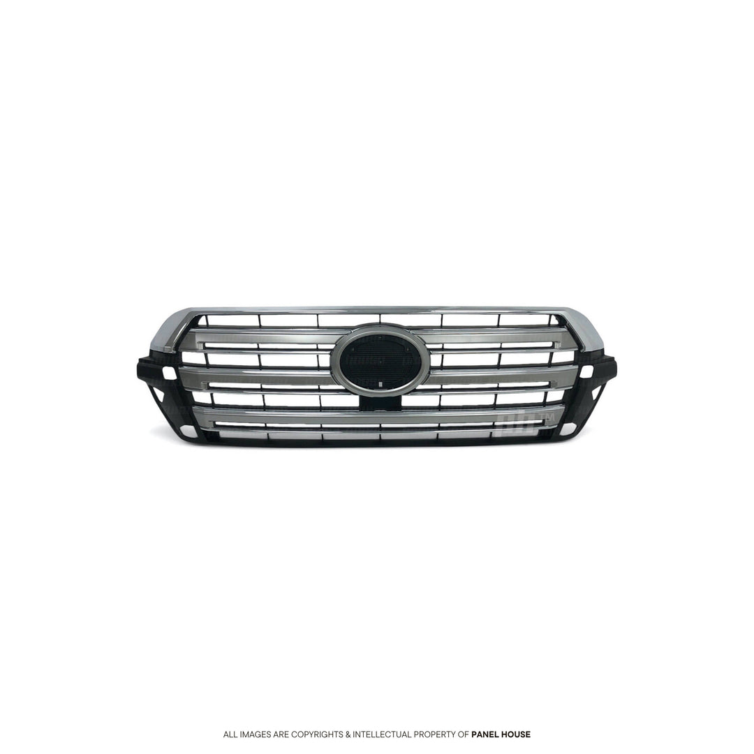 Grill Chrome Fits Toyota Landcruiser 200 Series 2015- GXL VX Sahara