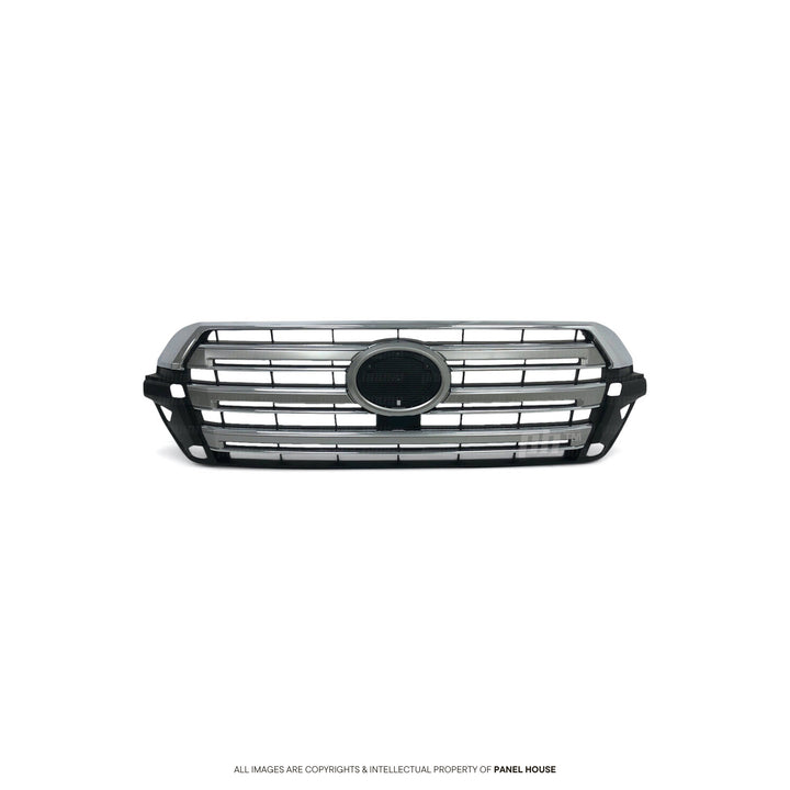 Grill Chrome Fits Toyota Landcruiser 200 Series 2015- GXL VX Sahara