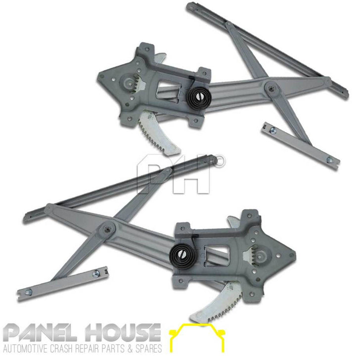 Window Regulator PAIR Front Electric No Motor fits Isuzu D-MAX DMAX 08-12