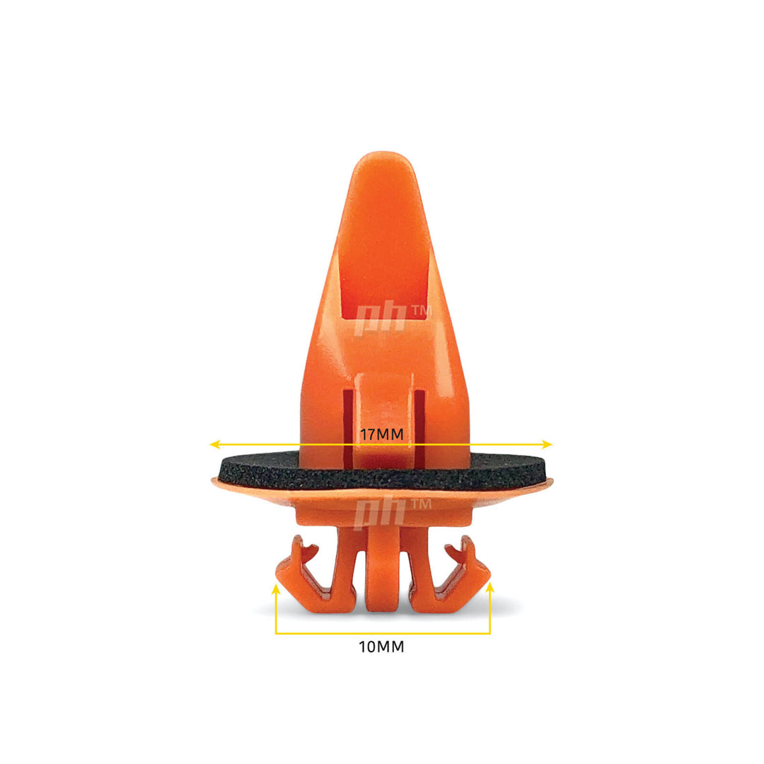 Wheel Arch Flare Mould Trim Clip ORANGE x1 fits Hilux SR5 Landcruiser Prado